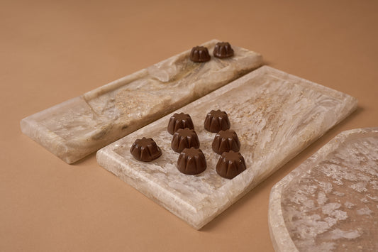 Chess Platters in Eggshells
