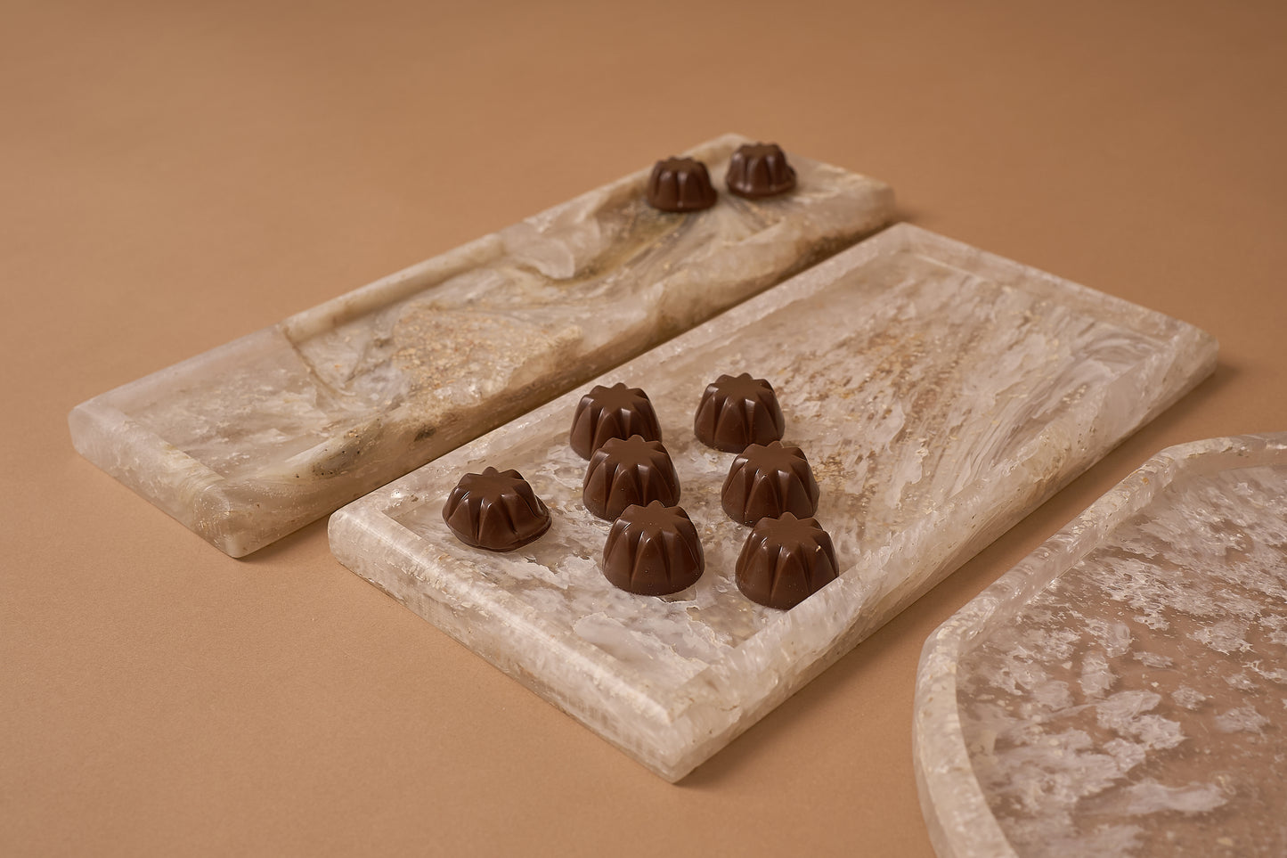 Chess Platters in Eggshells