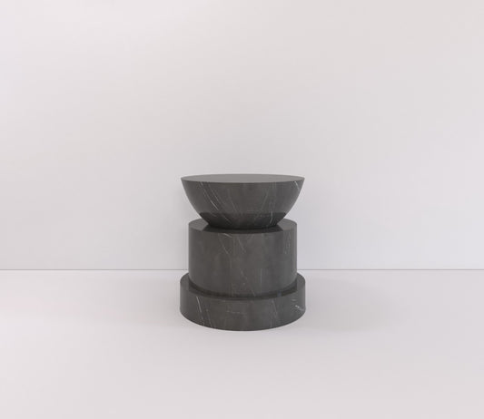 Pawn Marble Side Table/ Stool